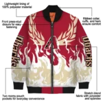 custom arizona diamondbacks winged blaze red white bomber jacket best selling.webp
