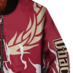 custom arizona diamondbacks winged blaze red white bomber jacket best selling.webp
