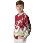 custom arizona diamondbacks winged blaze red white varsity jacket best selling