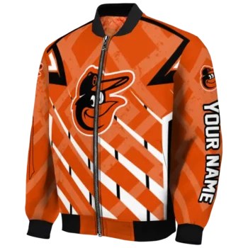 custom baltimore orioles chevron angles orange bomber jacket best selling