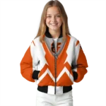custom baltimore orioles v stripes orange white bomber jacket best selling