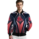 custom boston red sox mesh chest old navy crocs black bomber jacket best selling
