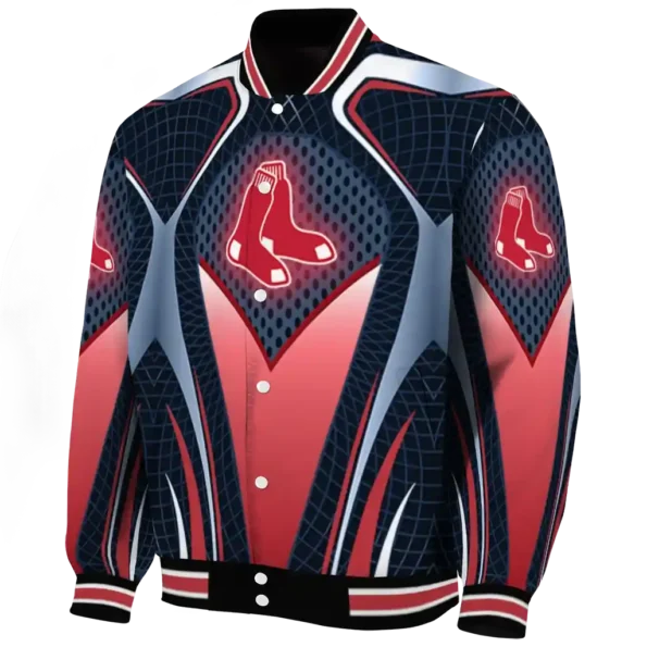 custom boston red sox mesh chest old navy crocs black varsity jacket best selling