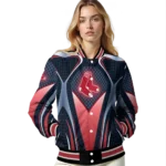 custom boston red sox mesh chest old navy crocs black varsity jacket best selling