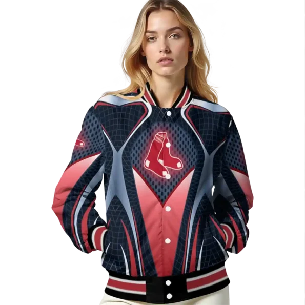 custom boston red sox mesh chest old navy crocs black varsity jacket latest model
