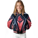 custom boston red sox mesh chest old navy crocs black varsity jacket best selling