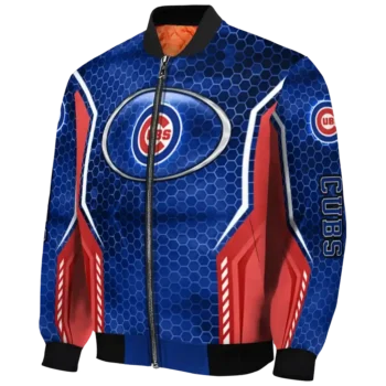 custom chicago cubs power plate blue bomber jacket best selling