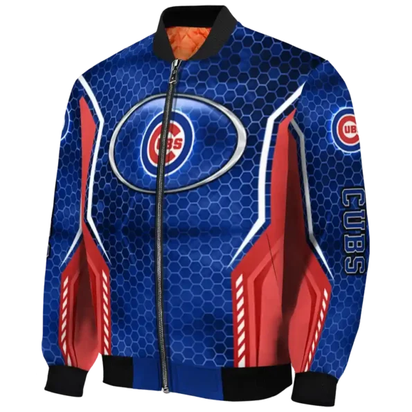 custom chicago cubs power plate blue bomber jacket best selling
