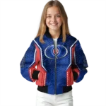 custom chicago cubs power plate blue bomber jacket best selling
