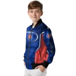 custom chicago cubs power plate blue bomber jacket best selling