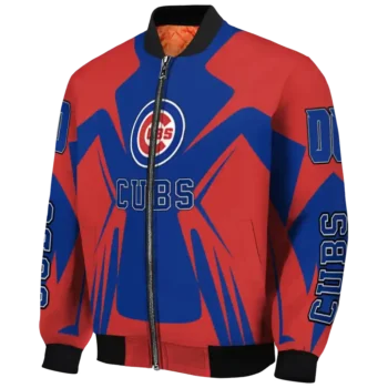 custom chicago cubs spider mark blue red crocs bomber jacket best selling