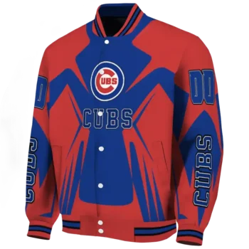 custom chicago cubs spider mark blue red crocs varsity jacket best selling