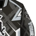 custom chicago white sox chevron angles black varsity jacket best selling