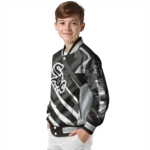 custom chicago white sox chevron angles black varsity jacket best selling
