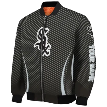 custom chicago white sox chevron arrow black bomber jacket best selling