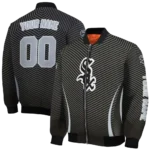 custom chicago white sox chevron arrow black bomber jacket best selling