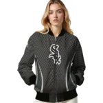 custom chicago white sox chevron arrow black bomber jacket best selling