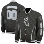 custom chicago white sox chevron arrow black varsity jacket best selling