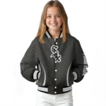 custom chicago white sox chevron arrow black varsity jacket best selling