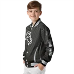 custom chicago white sox chevron arrow black varsity jacket best selling