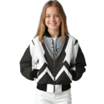 custom chicago white sox v stripes black white bomber jacket best selling