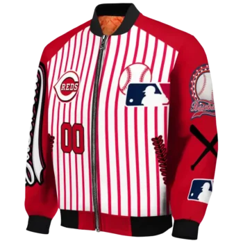custom cincinnati reds eagle baseball red white bomber jacket best selling