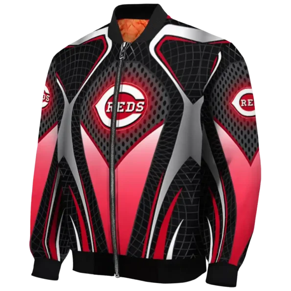 custom cincinnati reds mesh chest black crocs black bomber jacket best selling