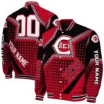 custom cincinnati reds star burst red varsity jacket best selling