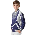 custom colorado rockies v stripes blue white varsity jacket best selling