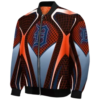 custom detroit tigers mesh chest red crocs black bomber jacket best selling