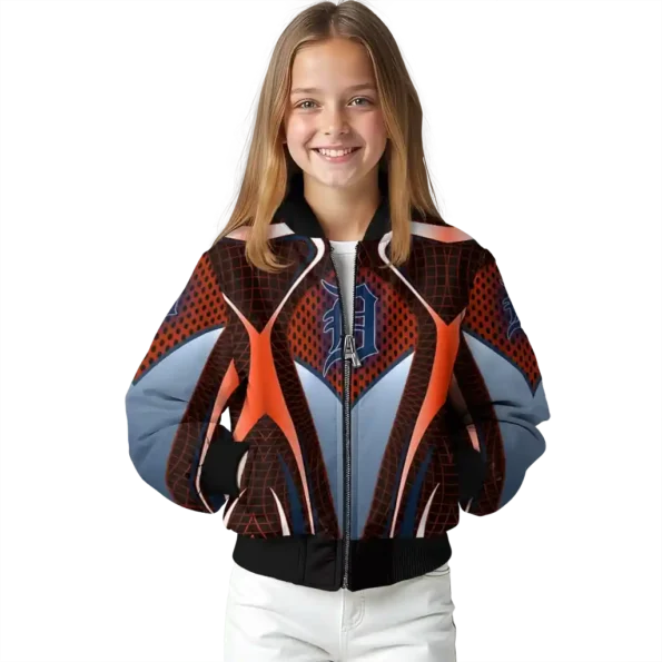 custom detroit tigers mesh chest red crocs black bomber jacket top rated
