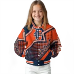custom detroit tigers star burst navy varsity jacket best selling