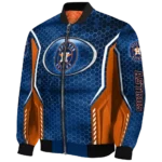 custom houston astros power plate blue bomber jacket best selling
