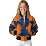 custom houston astros spider mark blue orange crocs bomber jacket best selling