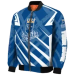 custom kansas city royals chevron angles royal blue bomber jacket best selling