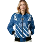 custom kansas city royals chevron angles royal blue bomber jacket best selling