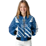 custom kansas city royals chevron angles royal blue bomber jacket best selling