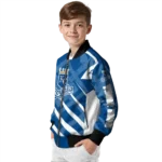 custom kansas city royals chevron angles royal blue bomber jacket best selling