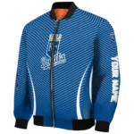 custom kansas city royals chevron arrow royal blue bomber jacket best selling