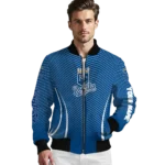 custom kansas city royals chevron arrow royal blue bomber jacket best selling