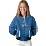 custom kansas city royals chevron arrow royal blue bomber jacket best selling