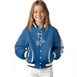 custom kansas city royals chevron arrow royal blue varsity jacket best selling