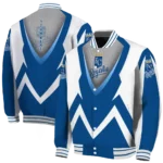 custom kansas city royals v stripes royal blue white varsity jacket best selling