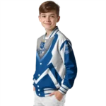 custom kansas city royals v stripes royal blue white varsity jacket best selling