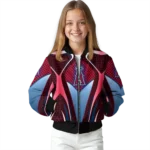 custom los angeles angels mesh chest red crocs black bomber jacket best selling