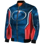 custom los angeles dodgers power plate blue bomber jacket best selling