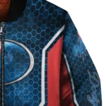 custom los angeles dodgers power plate blue bomber jacket best selling