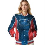 custom los angeles dodgers power plate blue varsity jacket best selling
