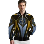 custom milwaukee brewers mesh chest gold crocs black bomber jacket best selling