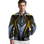 custom milwaukee brewers mesh chest gold crocs black varsity jacket best selling